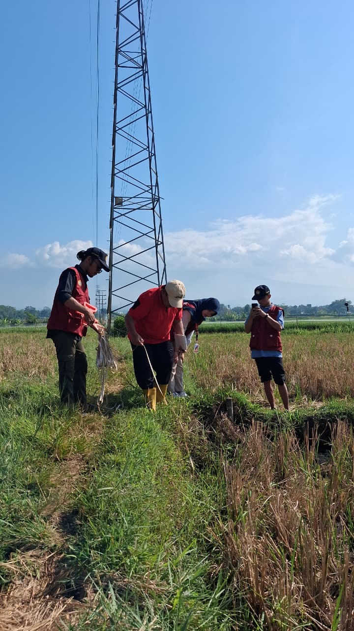 Pengukuran Talut dan Barrier Sawah